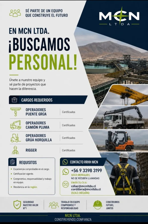 Operadores de Puente Grúa, Camión Pluma y Rigger - imagen 1