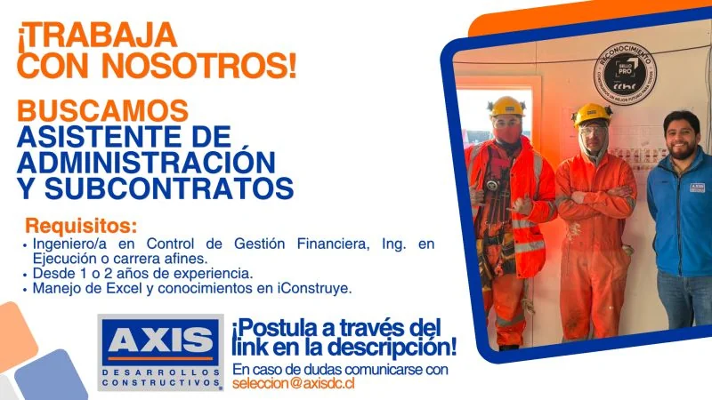 Asistente de Administración y Subcontratos - imagen 1
