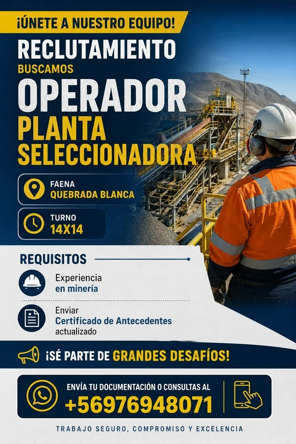 Operador de Planta Seleccionadora - imagen 1
