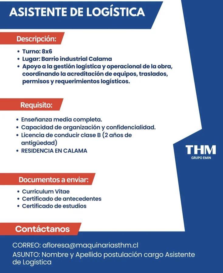 Asistente de Logística - imagen 1