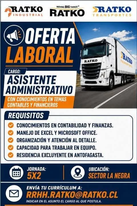 Asistente Administrativo - imagen 1