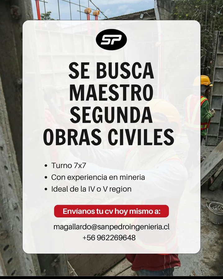 Maestro Segunda Obras Civiles - imagen 1