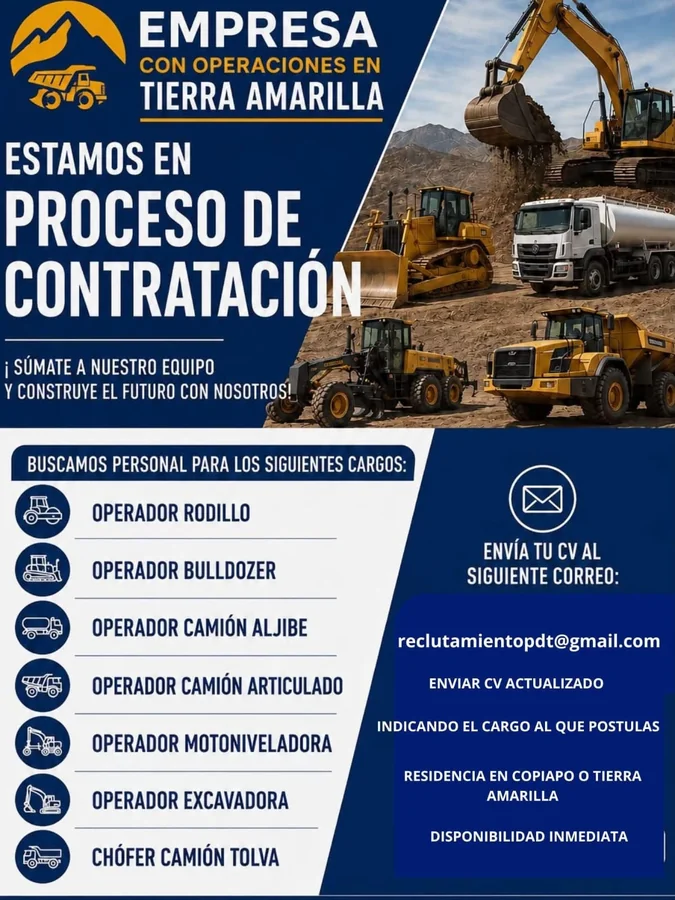 Operadores de Maquinaria y Choferes de Camión - imagen 1