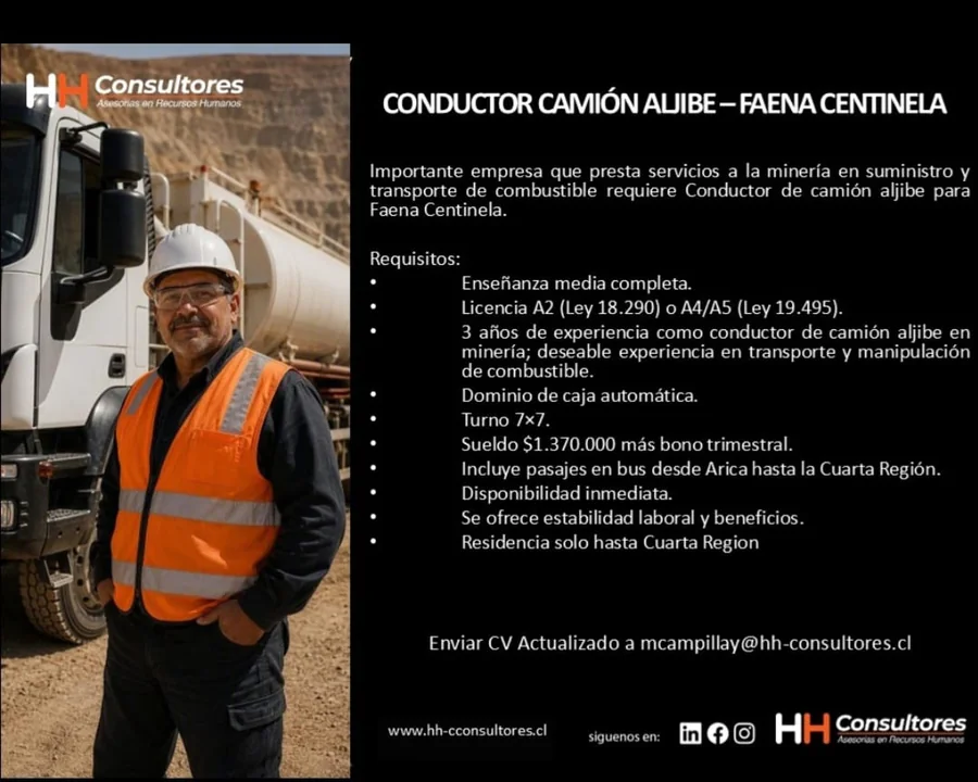 Conductor Camión Aljibe - imagen 1