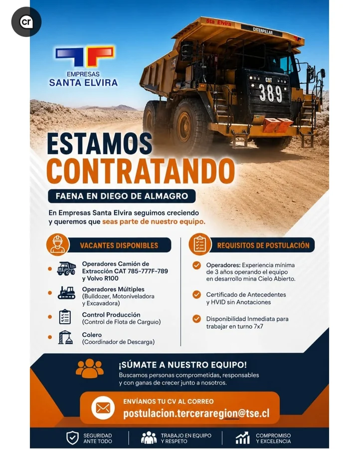 Operadores de Extracción y Maquinaria Pesada - imagen 1