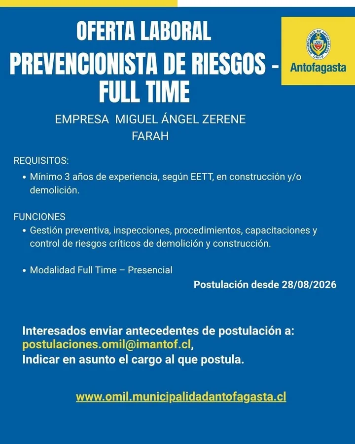 Prevencionista de Riesgos - imagen 1