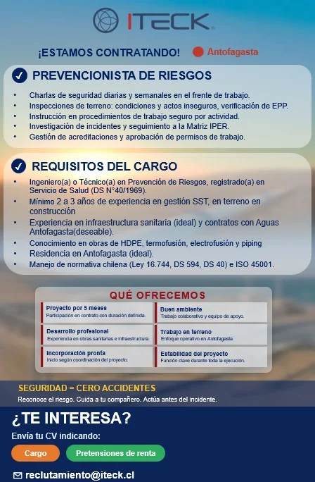 Prevencionista de Riesgos - imagen 1