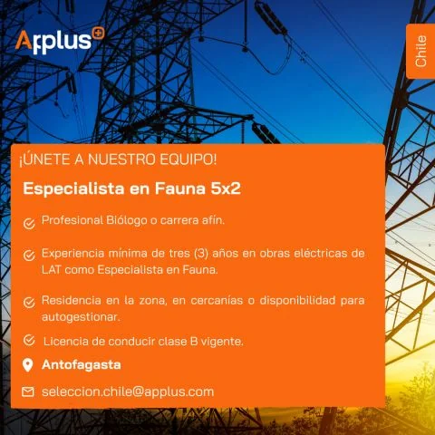 Especialista en Fauna para Obra Eléctrica - imagen 1