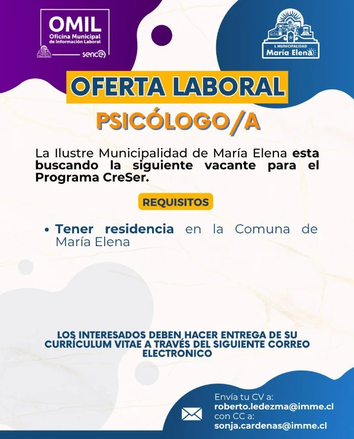 Psicólogo/a - Programa CreSer - imagen 1