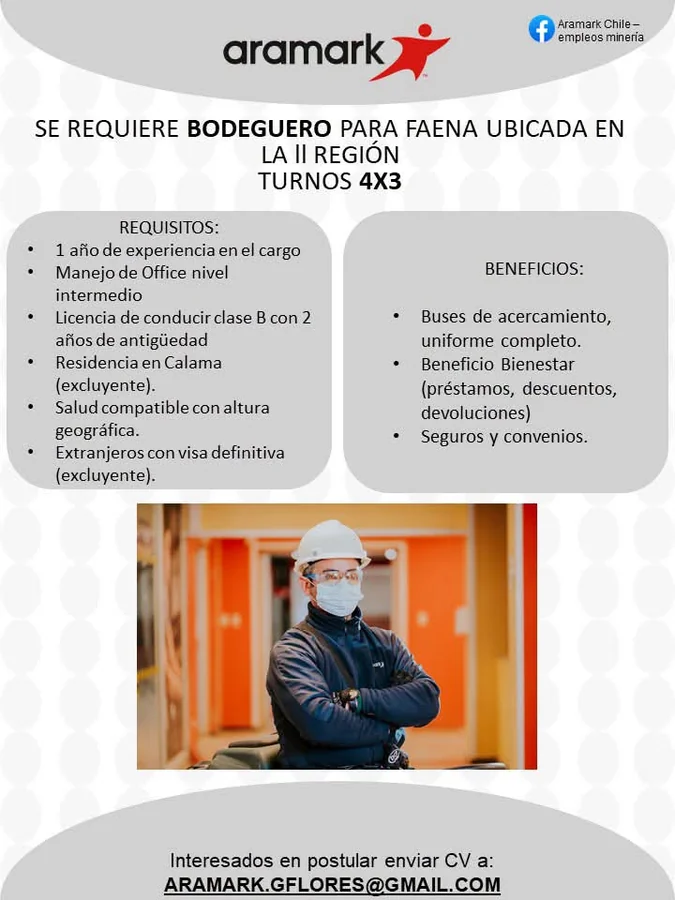 Bodeguero para faena - imagen 1