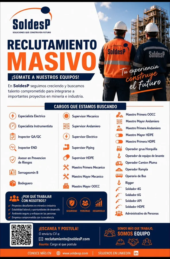 Reclutamiento Masivo para Proyectos en Minería - imagen 1