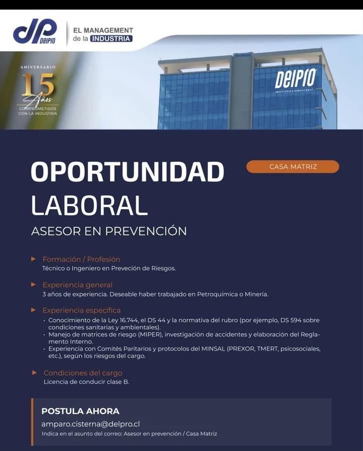 Asesor en Prevención - imagen 1