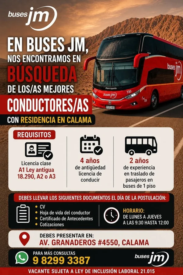 Conductor/a de bus - imagen 1
