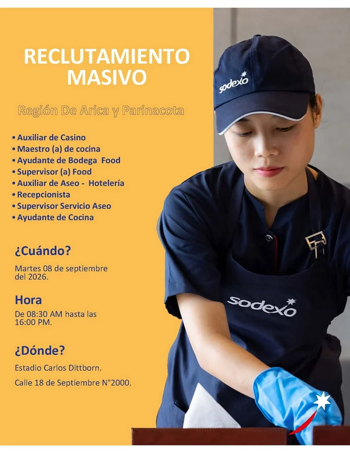 Reclutamiento Masivo: Casino, Aseo y Hotelería - imagen 1