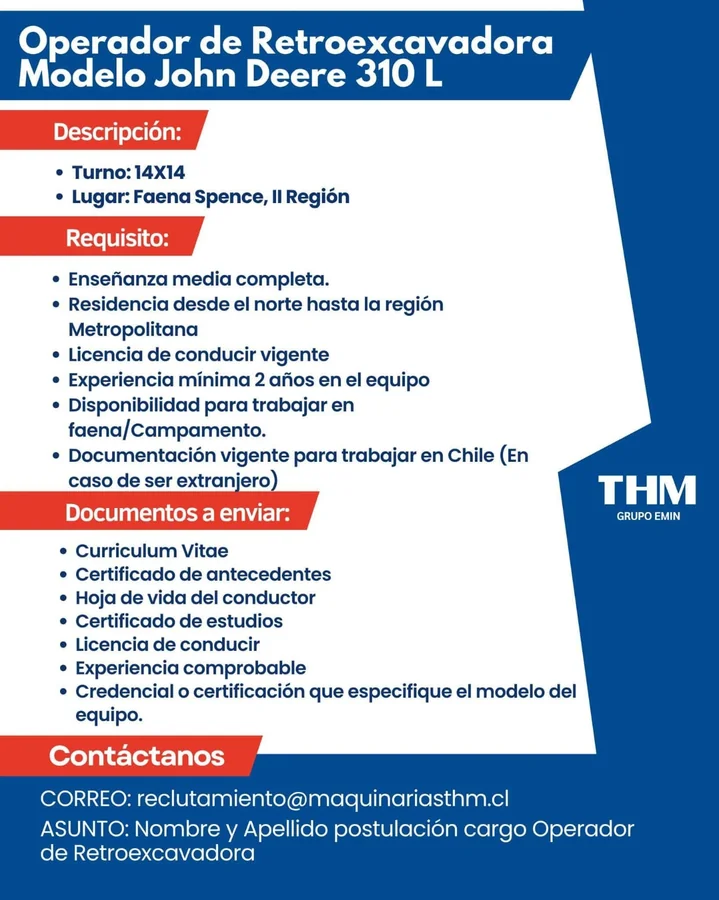 Operador de Retroexcavadora - imagen 1