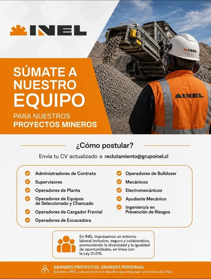 Convocatoria laboral para proyectos mineros - imagen 1