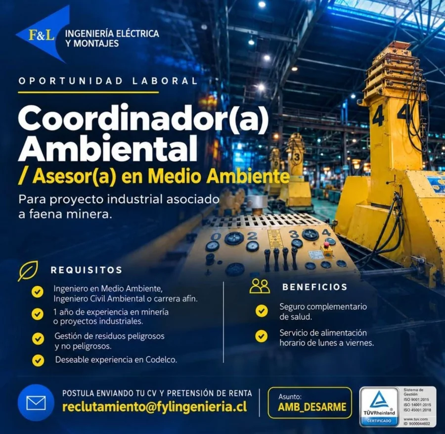 Coordinador(a) Ambiental - imagen 1