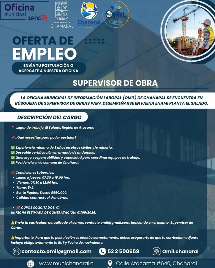 Supervisor de Obra - imagen 1