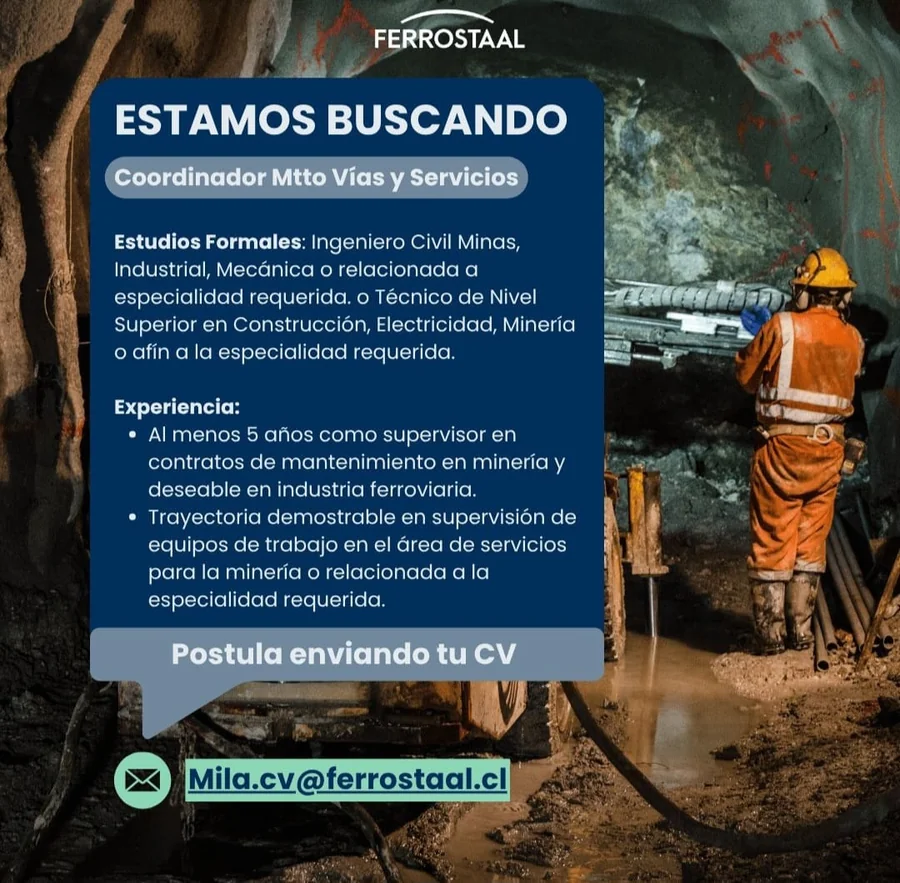 Coordinador de Mantenimiento de Vías y Servicios - imagen 1