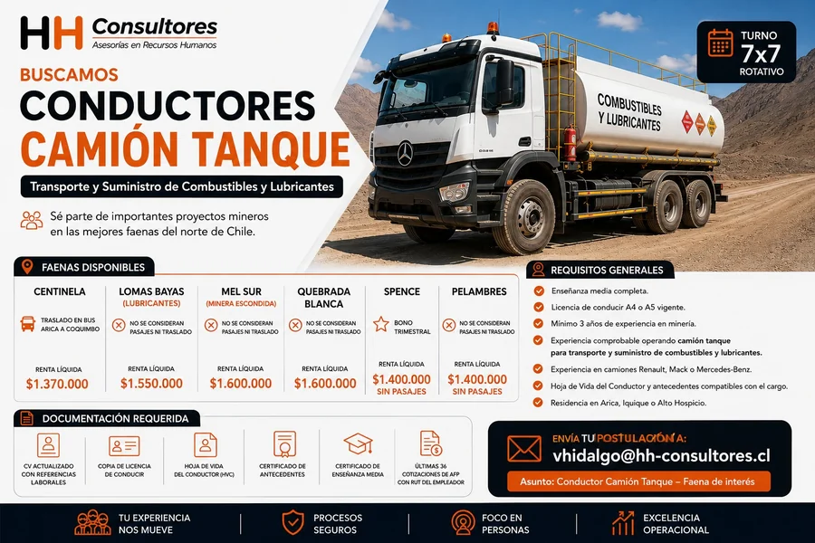 Conductor de Camión Tanque - imagen 1