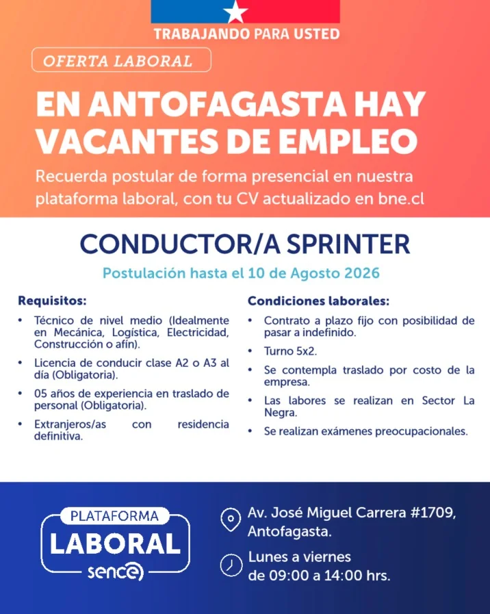 Conductor/a Sprinter - imagen 1