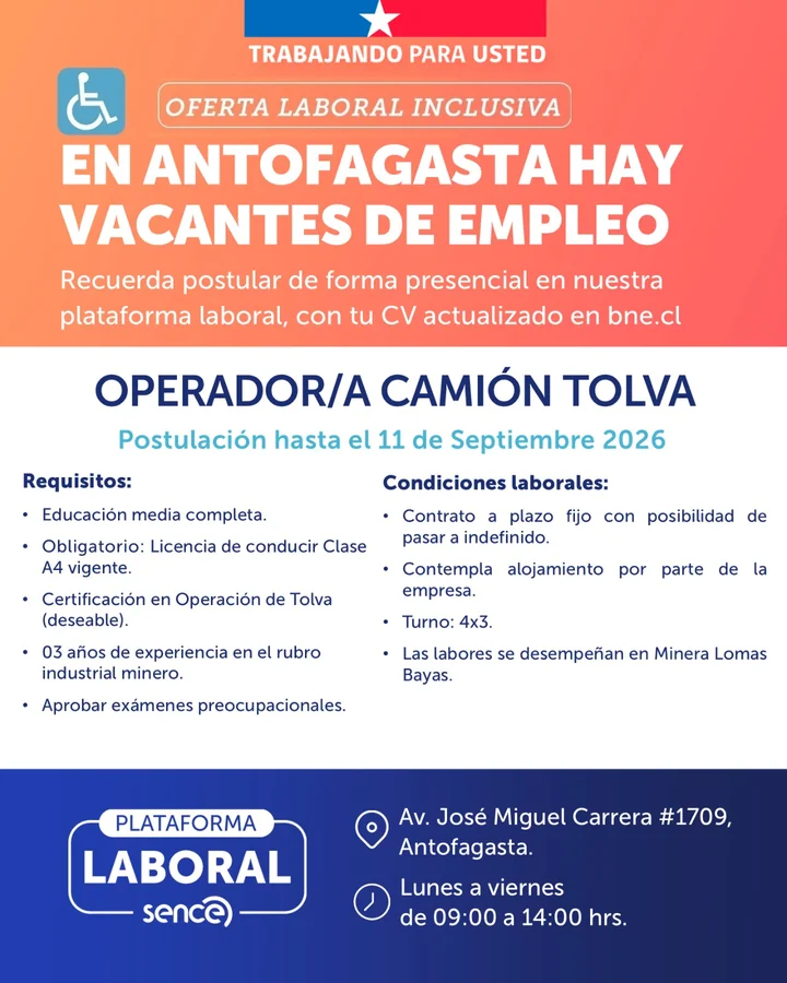 Operador/a Camión Tolva - imagen 1