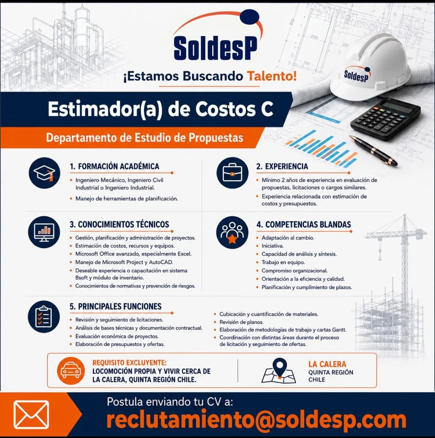 Estimador(a) de Costos - imagen 1