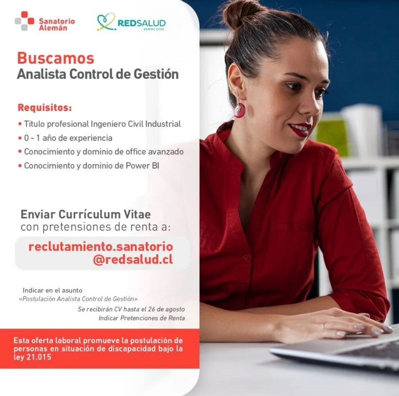 Analista Control de Gestión - imagen 1