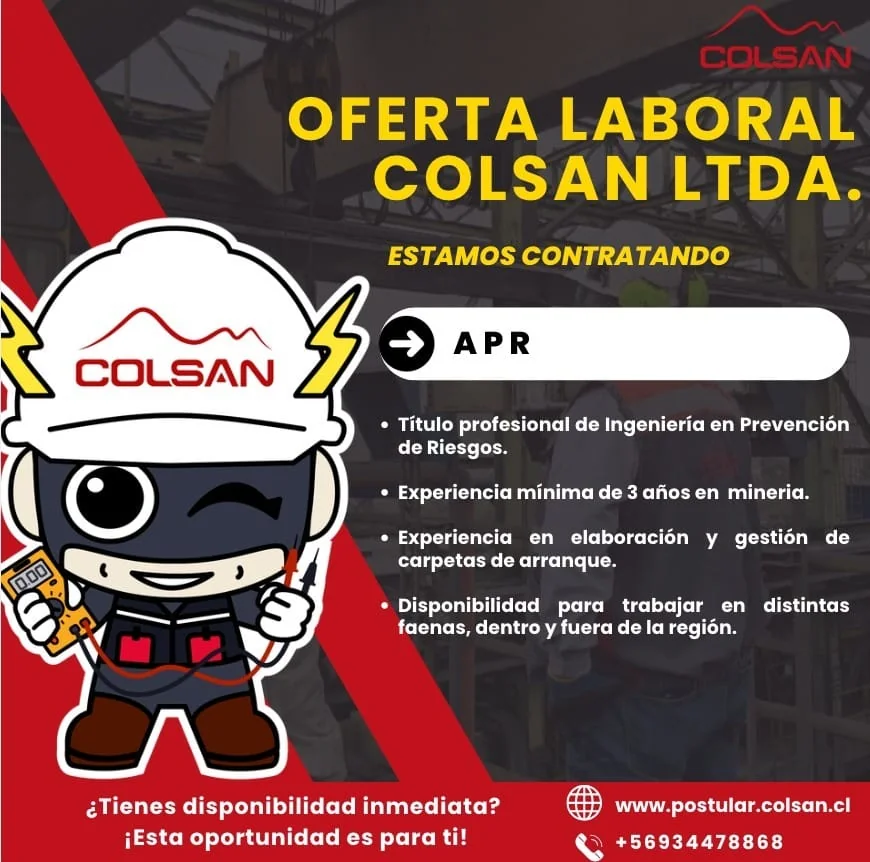 Ingeniero en Prevención de Riesgos - APR - imagen 1
