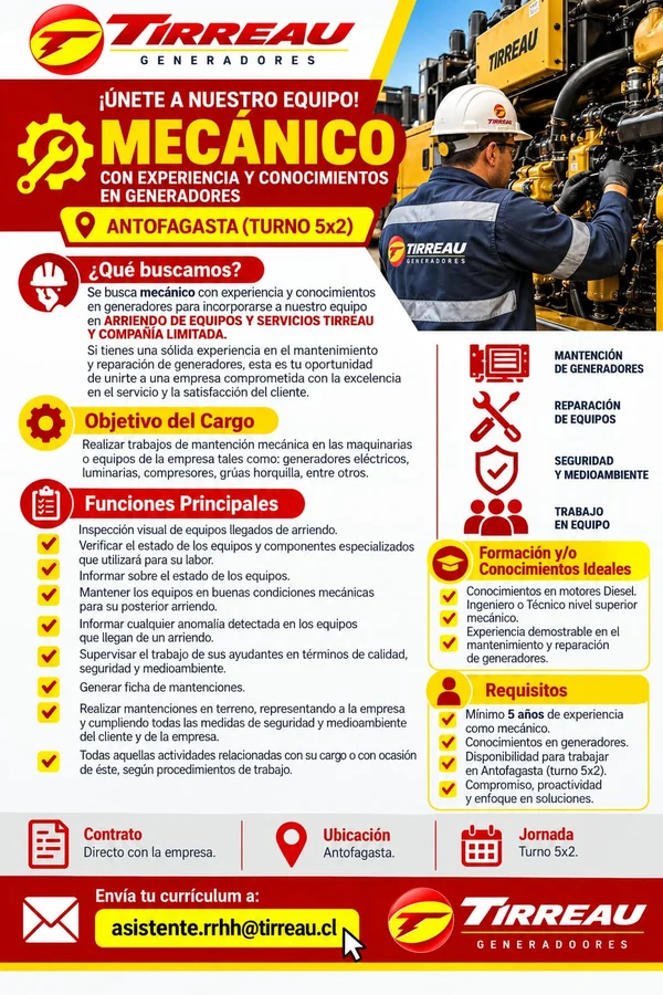 Mecánico de Generadores - imagen 1