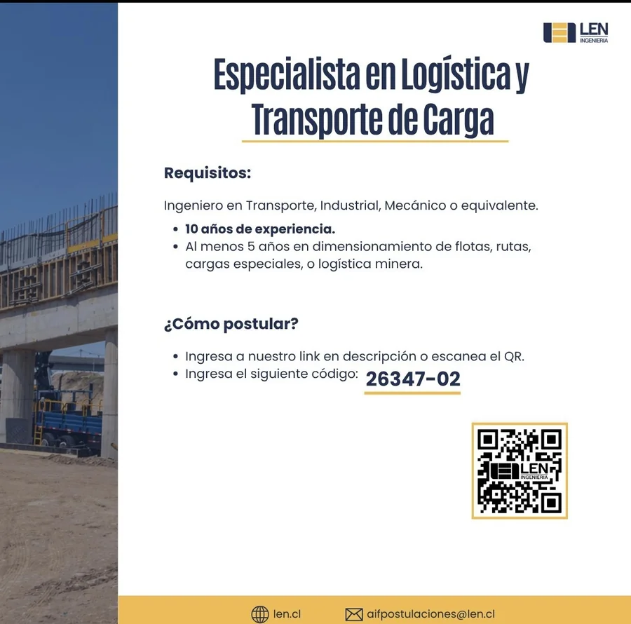 Especialista en Logística y Transporte de Carga - imagen 1