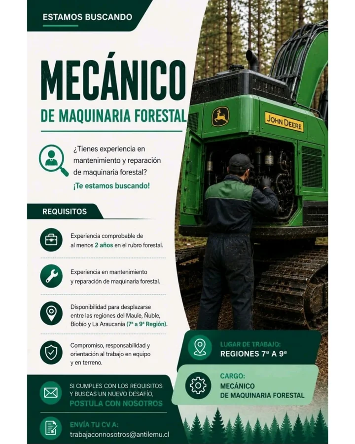 Mecánico de Maquinaria Forestal - imagen 1