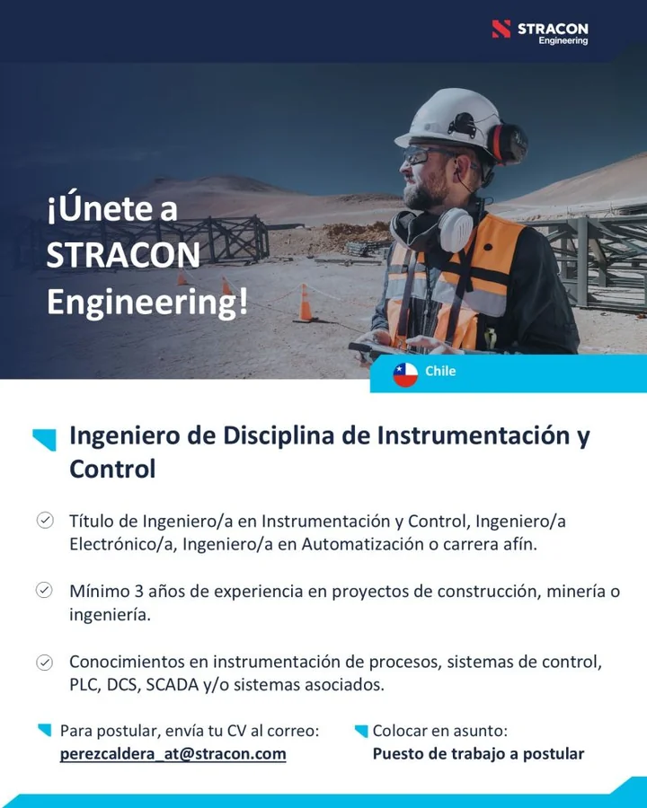 Ingeniero de Disciplina de Instrumentación y Control - imagen 1