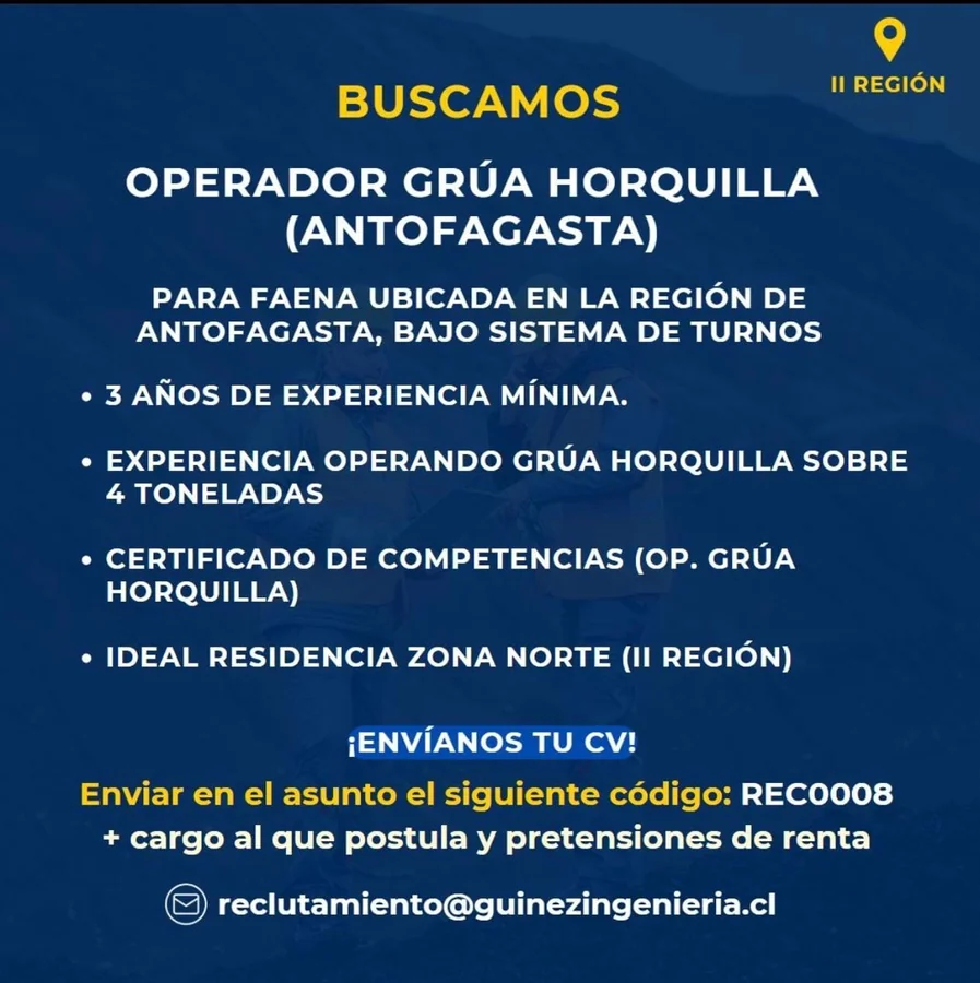 Operador Grúa Horquilla - imagen 1