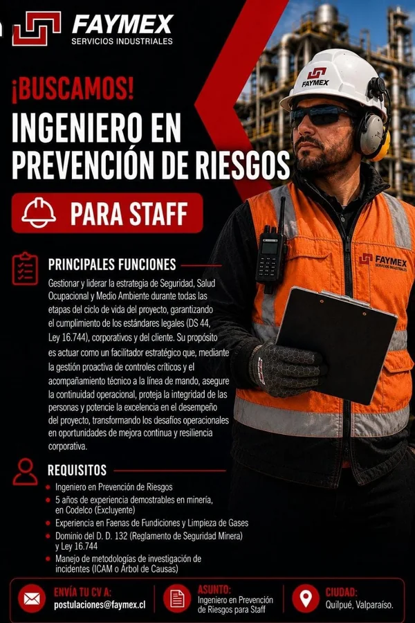 Ingeniero en Prevención de Riesgos - imagen 1