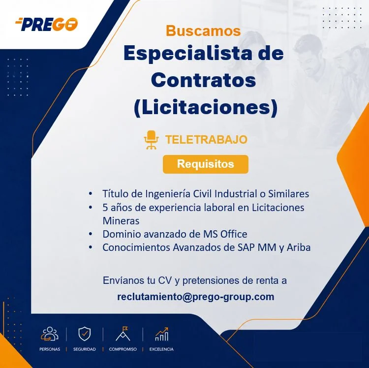 Especialista de Contratos (Licitaciones) - imagen 1