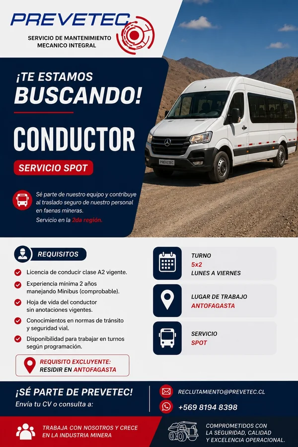 Conductor Servicio Spot - imagen 1