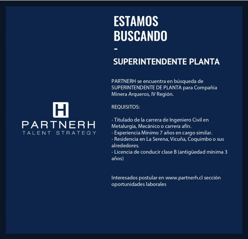 Superintendente de Planta - imagen 1