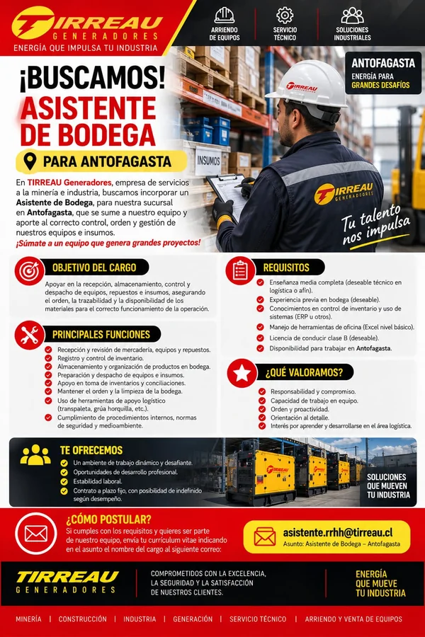 Asistente de Bodega - imagen 1