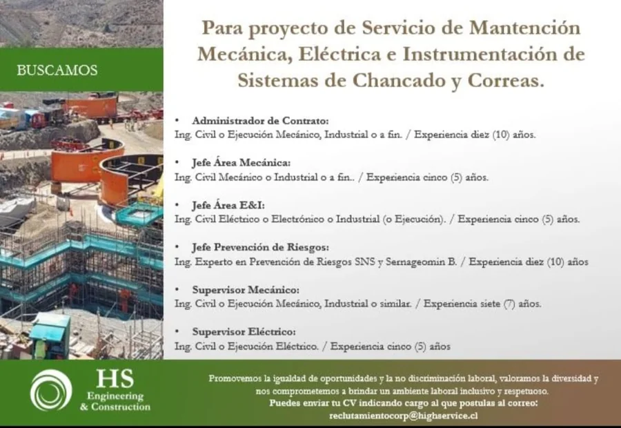 Administradores, Jefes y Supervisores de Mantención - imagen 1