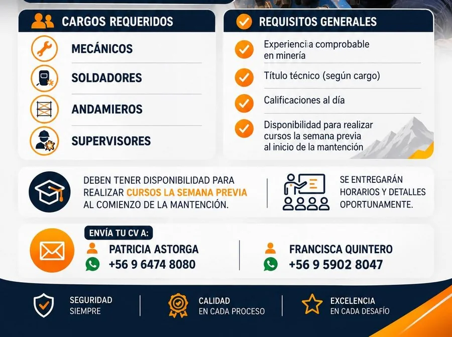 Mecánicos, Soldadores, Andamieros y Supervisores - imagen 1