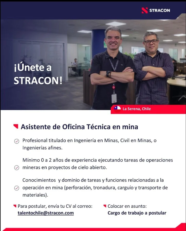 Asistente de Oficina Técnica en Mina - imagen 1