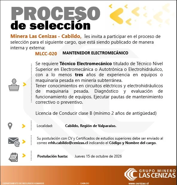 Mantenedor Electromecánico - imagen 1
