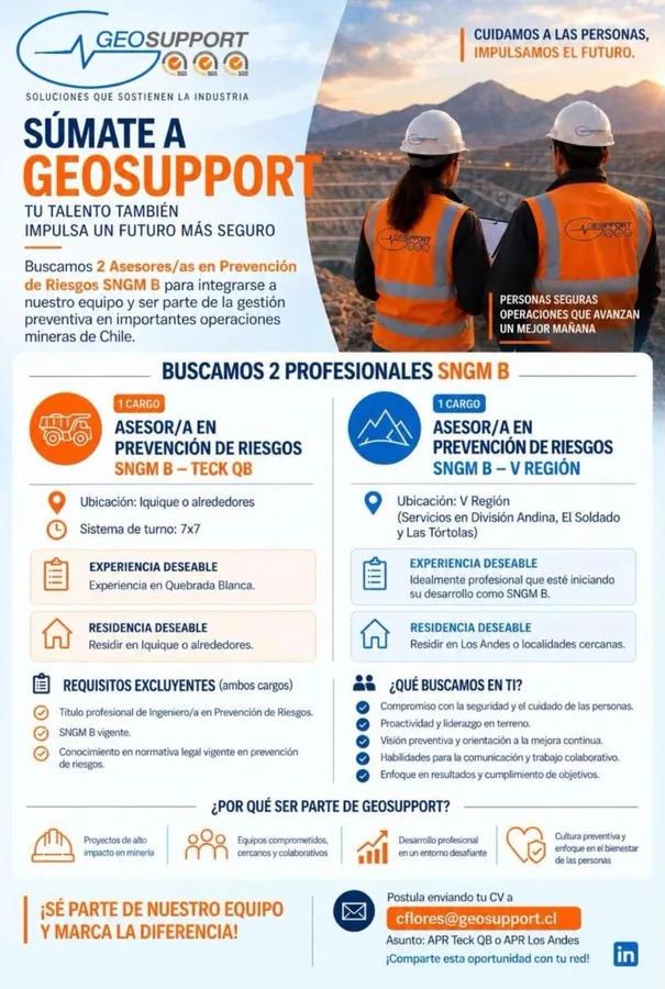 Asesor en Prevención de Riesgos SNGM B - imagen 1