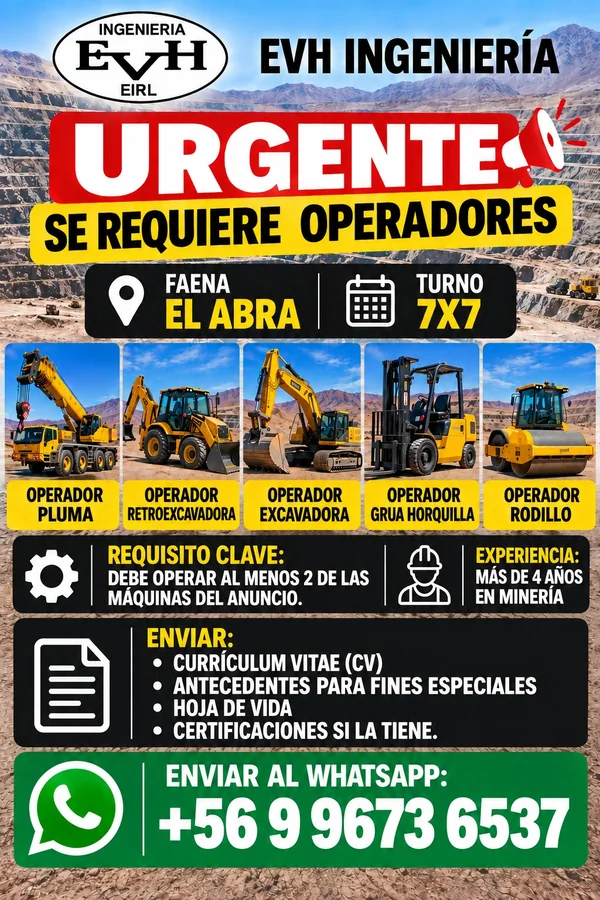 Operadores de Maquinaria Pesada - imagen 1