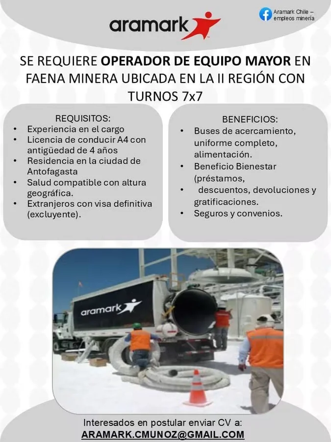 Operador de Equipo Mayor - imagen 1