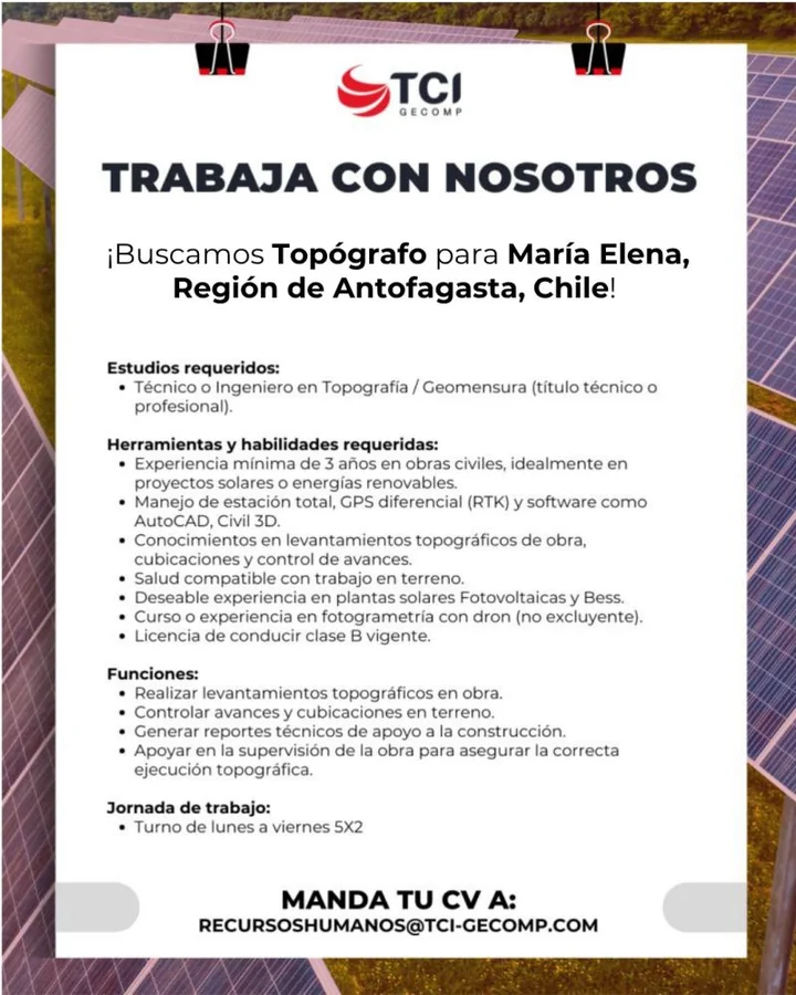 Topógrafo para María Elena - imagen 1