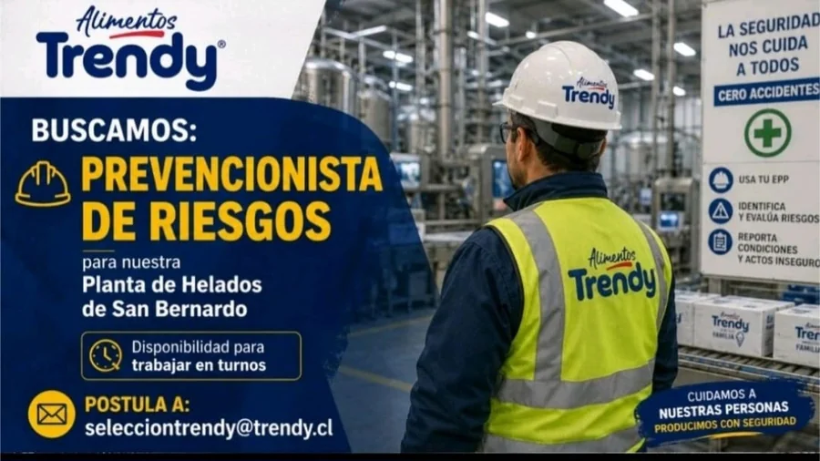 Prevencionista de Riesgos - Planta San Bernardo - imagen 1