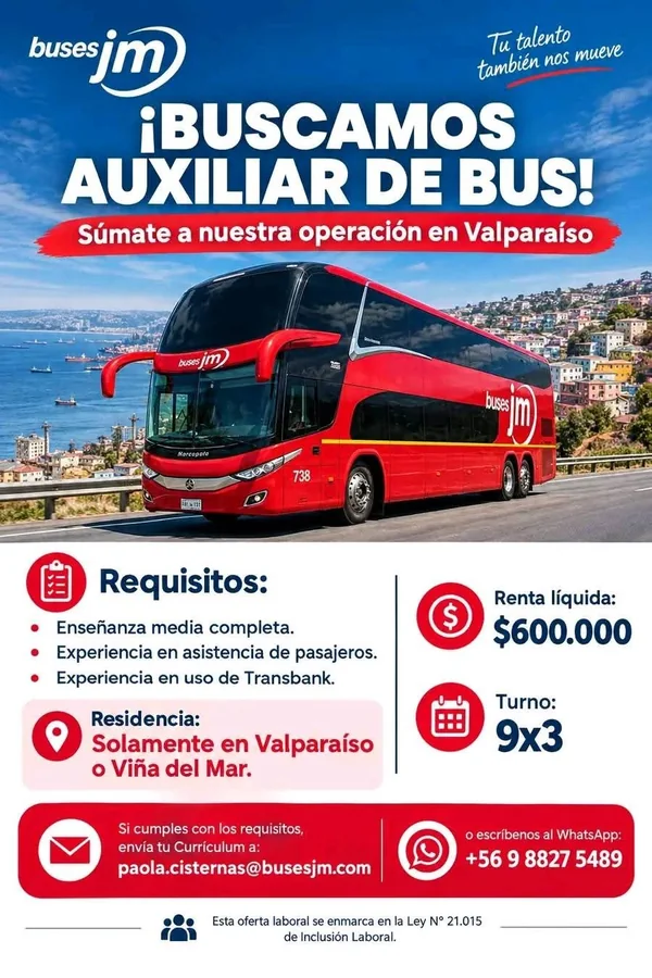 Auxiliar de Bus - imagen 1