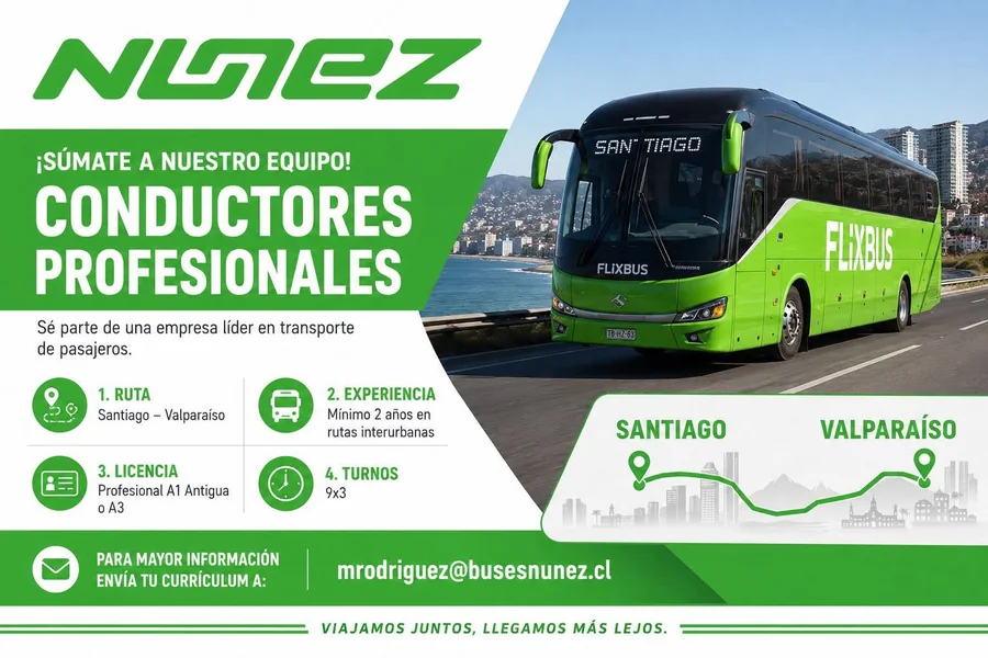 Conductor profesional para ruta Santiago-Valparaíso - imagen 1